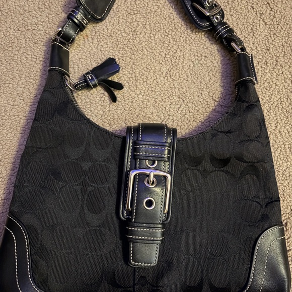 Coach Black Handbag and Wallet Set - Picture 2 of 12